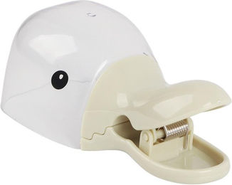 CosyHome 2 in 1 Lebensmittelzange und Schaufel in Entenschnabel-Design aus Kunststoff in Weiß – Bild 1 von 8
