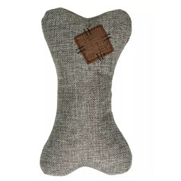 Country Dog Hundespielzeug Chewie Medium Plüschtier mit Quietscher Grau – Bild 1 von 5