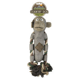 Produktbild von Country Dog Hundespielzeug King Louie Plüschspielzeug aus Stoff Grau