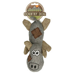 Produktbild von Country Dog Hundespielzeug Lilo Plüschspielzeug Grau 19 cm