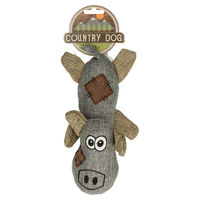 Produktbild von Country Dog Hundespielzeug Lilo Plüschspielzeug Grau 19 cm