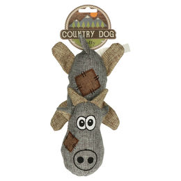 Produktbild von Country Dog Hundespielzeug Molly Plüschspielzeug Grau 17 cm