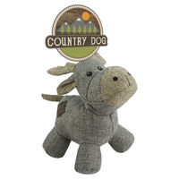 Produktbild von Country Dog Hundespielzeug Moose Plüschspielzeug Grau 21 x 21 cm