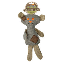 Produktbild von Country Dog Hundespielzeug Stitch aus Plüsch in Grau 20 cm