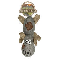 Produktbild von Country Dog Lilo Plüschspielzeug für Hunde in Grau