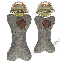 Produktbild von Country Dog Plüschspielzeug Chewie für Hunde Größe L Grau