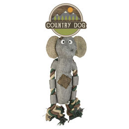 Produktbild von Country Dog Plüschspielzeug Manny für Hunde in Grau 25 cm - 25 cm