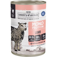 Produktbild von COUNTRY OF ANIMALS Katzen Nassfutter Lamm Monoprotein Sensitive für adulte Katzen 400g
