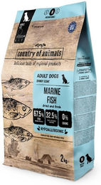 Produktbild von COUNTRY OF ANIMALS Marine Fish Trockenfutter Meeresfische für adulte Hunde getreidefrei 2 kg