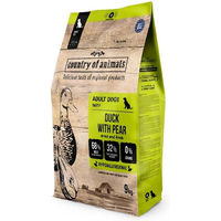 Produktbild von COUNTRY OF ANIMALS Trockenfutter Ente mit Birne für adulte Hunde getreidefrei 9 kg