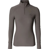 Produktbild von Covalliero Active Reitshirt Damen Langarm Braun Grau Größe M