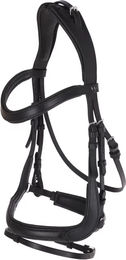 Produktbild von Covalliero Anatomic Zaumzeug aus Leder in Schwarz