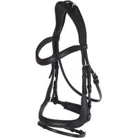 Produktbild von Covalliero Anatomic Zaumzeug aus Leder in Schwarz