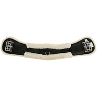 Produktbild von Covalliero Anatomischer Kurzgurt mit Webpelz für Pferde Schwarz 55 cm