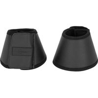 Produktbild von Covalliero Avina Schutzglocken Gamaschen aus Kunstleder Schwarz für Warmblut/WB