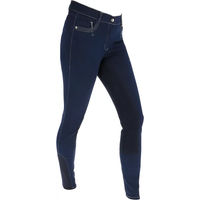 Produktbild von Covalliero BasicPlus LS Reithose für Damen aus Kunstleder in Blau Größe 38