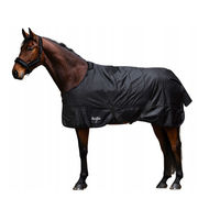 Produktbild von Covalliero Black Knight RugBe Pferde Winterdecke Schwarz 155 cm