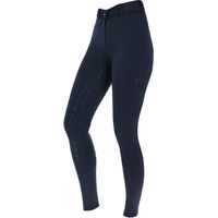 Produktbild von Covalliero ClassicStar Reithose Damen Full Grip aus Mikrofaser Blau Größe 34