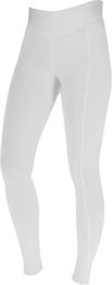 Produktbild von Covalliero ClassicStar Reithose Leggings für Damen mit Full Grip aus Mikrofaser Weiß Größe 44/46