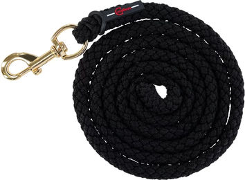 Produktbild von Covalliero Classy Antipanik Karabinerhaken für das Longe Reiten aus Edelstahl in Schwarz