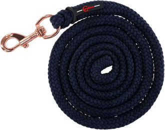Produktbild von Covalliero Classy Longe Reiten Karabinerhaken aus Nylon in Blau - 2 m