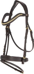 Produktbild von Covalliero Clincher Trense aus Leder in Braun