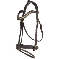 Produktbild von Covalliero Clincher Trense aus Leder in Braun