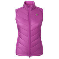 Produktbild von Covalliero Damen Combiweste Light Berry Steppweste aus Polyester Grösse S