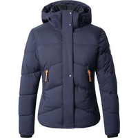 Produktbild von Covalliero Damen Daunenjacke Blau wasserabweisend Größe M