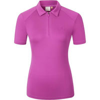Produktbild von Covalliero Damen Poloshirt Kurzarm Reitshirt Light Berry Grösse XL