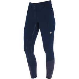 Covalliero Damen Reithose Silikon Vollbesatz High Waist FS26 Dunkelblau Grösse 38 – Bild 1 von 4