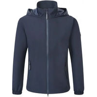 Produktbild von Covalliero Damen Reitjacke Regenjacke Blau Größe M wasserdicht und atmungsaktiv