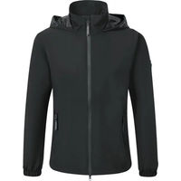 Produktbild von Covalliero Damen Reitjacke Regenjacke Schwarz Grösse M wasserdicht und atmungsaktiv