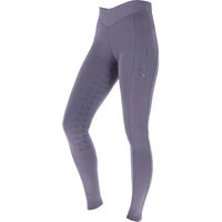 Produktbild von Covalliero Damen Reitleggings ClassicStar Full-Grip aus Mikrofaser Grau 34/36