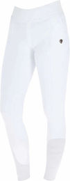 Covalliero Damen Reitleggings mit Silikon Vollbesatz und Mesh-Einsätzen Weiß Gr. 40/42 – Bild 1 von 2