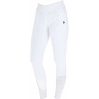 Produktbild von Covalliero Damen Reitleggings mit Silikon Vollbesatz und Mesh-Einsätzen Weiß Gr. 40/42