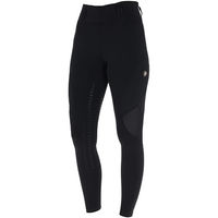 Produktbild von Covalliero Damen Reitleggings Silikon Vollbesatz FS26 mit Mesh-Einsätzen Schwarz Gr. 32/34