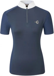 Covalliero Damen Reitshirt Competition FS26 Kurzarm Blau Grösse XL – Bild 1 von 9