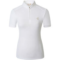 Produktbild von Covalliero Damen Turniershirt Competition FS26 Reitshirt Kurzarm Weiß Grösse XS