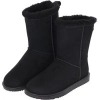 Produktbild von Covalliero Damen Winterstiefel Grande aus Kunstleder in Schwarz wasserdicht und rutschfest Größe 37