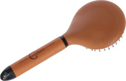 Produktbild von Covalliero Deluxe Rosshaarbürste aus Kunststoff in Braun