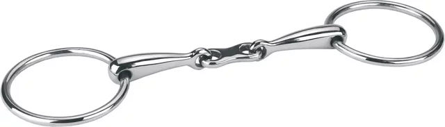 Produktbild von Covalliero Doppel-Jüngst-Zügel aus Edelstahl in Silber für Pferde