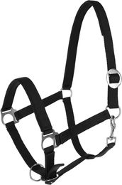 Produktbild von Covalliero Doria Pferdehalfter für Ponys aus Nylon in Schwarz