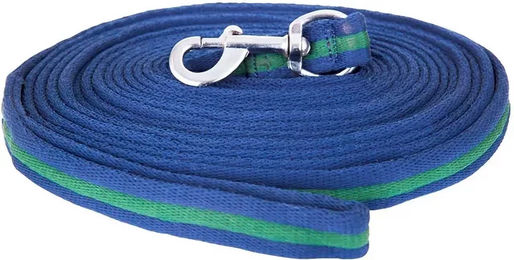 Produktbild von Covalliero Doria Reit-Longe mit Panik-Karabinerhaken in Blau