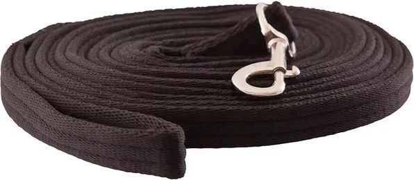 Produktbild von Covalliero Doria Reit-Longe mit Panik-Karabinerhaken in Schwarz