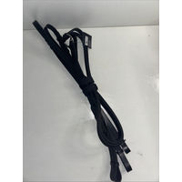 Produktbild von Covalliero Dreieckszügel für Ponys aus Leder in Schwarz verstellbar