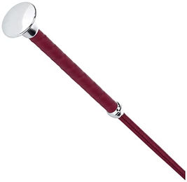 Covalliero Dressurgerte mit Kunstledergriff in Rot 100 cm - 110 cm – Bild 1 von 2