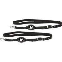 Produktbild von Covalliero Elastisches Zaumzeug aus Nylon für Pferde Schwarz Paarweise