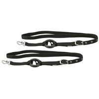 Produktbild von Covalliero Elastisches Zaumzeug für Pferde aus Nylon Schwarz Pony