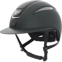 Produktbild von Covalliero Elite Reithelm aus Kunstleder Schwarz Unisex Größe L